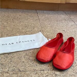 Authentic Dear Frances Balla Mesh Ballerinas